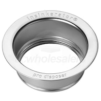 InSinkErator® - Sink Flange - Brushed Stainless Steel 