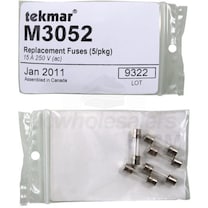 tekmar Fuses 15 A 250V (AC) Quantity: 5