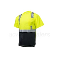 Armateck - Color Blocked T-Shirt - Lime/Black - 2X