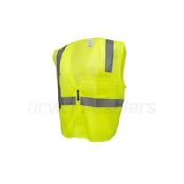 Armateck - Mesh Safety Vest with Zipper - Hi-Vis Green - 3X