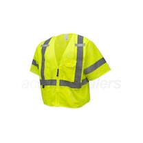 Armateck - Short Sleeve Mesh Safety Vest - Hi-Vis Green - 2X/3X