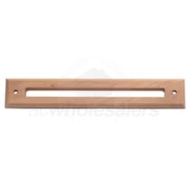 Unico - Wood Face Plate for UPC-67A and UPC-68 Supply Outlet Kits - Slotted - Cherrywood