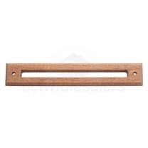 Unico - Wood Face Plate for UPC-67A and UPC-68 Supply Outlet Kits - Slotted - Mahogany Finish