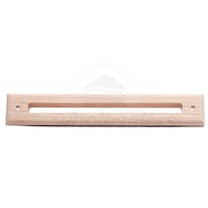 Unico - Wood Face Plate for UPC-67A and UPC-68 Supply Outlet Kits - Slotted - Red Oak Finish