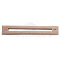 Unico - Wood Face Plate for UPC-67A and UPC-68 Supply Outlet Kits - Slotted - Walnut Finish