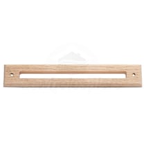 Unico - Wood Face Plate for UPC-67A and UPC-68 Supply Outlet Kits - Slotted - White Oak Finish