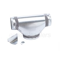 Unico - Galvanized Reducer Tee with Turning Vane - 10