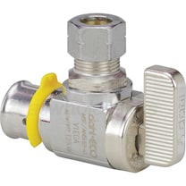 Viega - PEX Press Stop Valve - Angled - 1/2