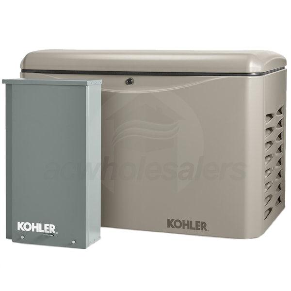 Kohler 20kW Home Standby Generator w/ 200A Transfer Switch - 20RCAL-200SELS