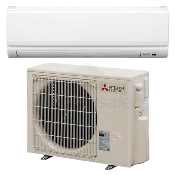 Mitsubishi - 18k BTU Cooling Only - P-Series Wall Mounted Air Conditioning  System - 18.5 SEER